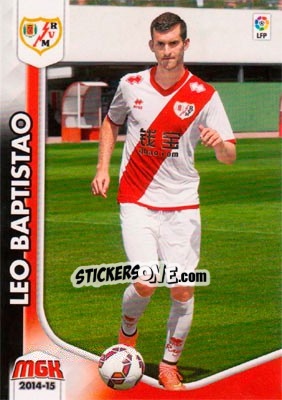 Sticker Leo Baptistao - Liga BBVA 2014-2015. Megacracks n. 496 - Panini