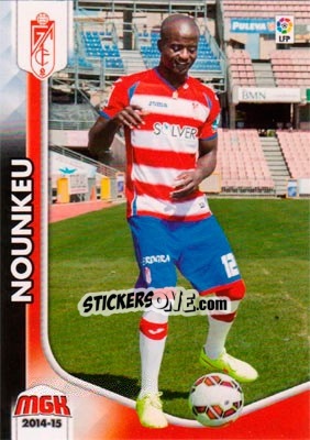 Cromo Nounkeu - Liga BBVA 2014-2015. Megacracks - Panini