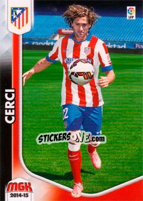 Cromo Cerci - Liga BBVA 2014-2015. Megacracks - Panini