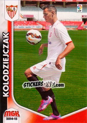Sticker Kolodziejczak - Liga BBVA 2014-2015. Megacracks - Panini
