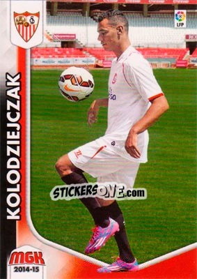Sticker Kolodziejczak - Liga BBVA 2014-2015. Megacracks n. 500 - Panini