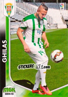 Sticker Ghilas - Liga BBVA 2014-2015. Megacracks - Panini