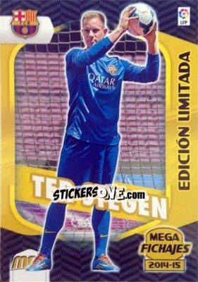 Cromo Ter Stegen - Liga BBVA 2014-2015. Megacracks n. 505 - Panini