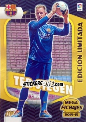 Figurina Ter Stegen - Liga BBVA 2014-2015. Megacracks - Panini