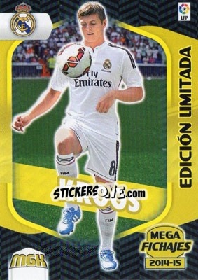 Sticker Kroos - Liga BBVA 2014-2015. Megacracks n. 508 - Panini