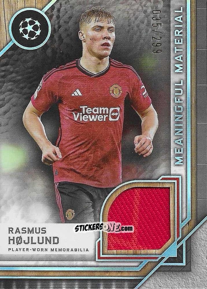 Figurina Rasmus Højlund - UEFA Champions League Museum Collection 2023-2024
 n. MMSR-RH - Topps