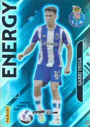 Figurina Gabri Veiga - Ídolos do Futebol Português 2025-2026
 n. 206 - Panini