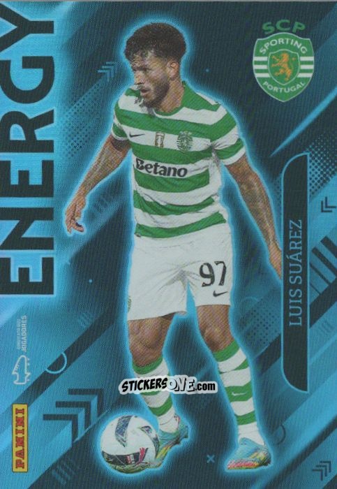 Sticker Luis Suarez - Ídolos do Futebol Português 2025-2026
 n. 210 - Panini