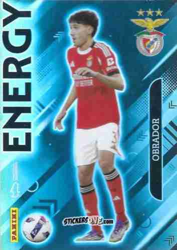 Figurina Obrador - Ídolos do Futebol Português 2025-2026
 n. 211 - Panini