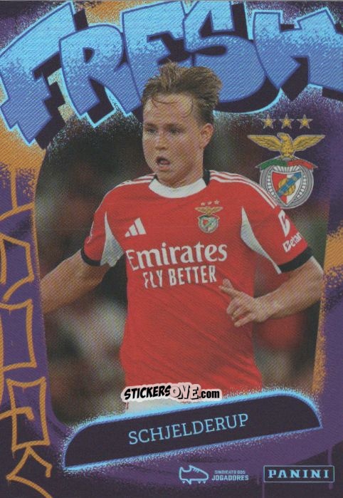 Cromo Schjelderup - Ídolos do Futebol Português 2025-2026
 n. 233 - Panini