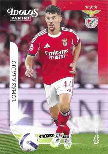 Cromo Tomás Araújo - Ídolos do Futebol Português 2025-2026
 n. 23 - Panini