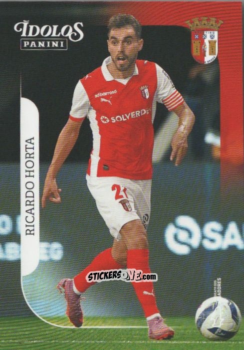Figurina Ricardo Horta - Ídolos do Futebol Português 2025-2026
 n. 62 - Panini