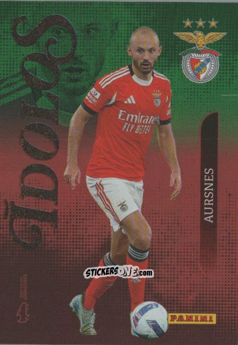 Figurina Aursnes - Ídolos do Futebol Português 2025-2026
 n. 190 - Panini