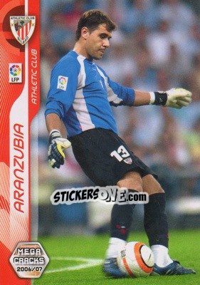 Cromo Aranzubia - Liga 2006-2007. Megacracks n. 3 - Panini
