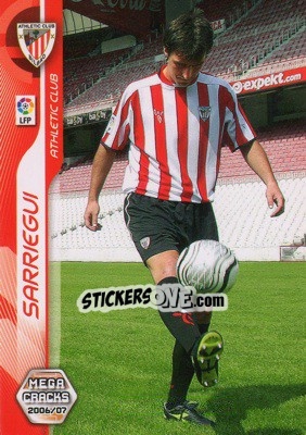 Sticker Sarriegui - Liga 2006-2007. Megacracks - Panini