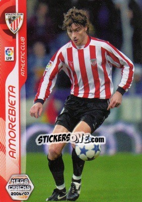 Sticker Amorebieta - Liga 2006-2007. Megacracks - Panini