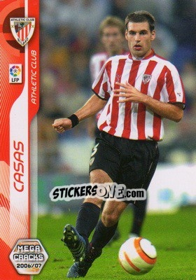 Figurina Casas - Liga 2006-2007. Megacracks - Panini