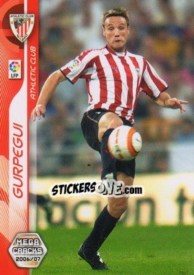 Figurina Gurpegui - Liga 2006-2007. Megacracks - Panini