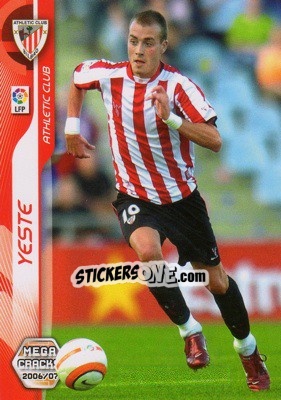 Figurina Yeste - Liga 2006-2007. Megacracks - Panini