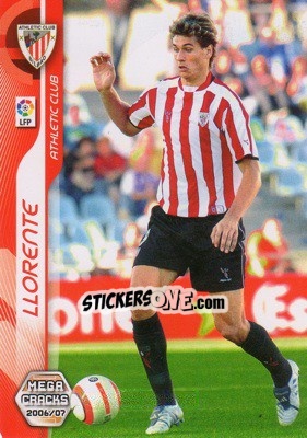 Sticker Fernando Llorente - Liga 2006-2007. Megacracks n. 16 - Panini