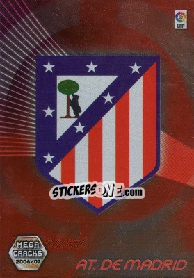 Cromo Emblema - Liga 2006-2007. Megacracks - Panini