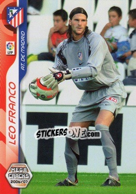 Sticker Leo Franco - Liga 2006-2007. Megacracks n. 20 - Panini
