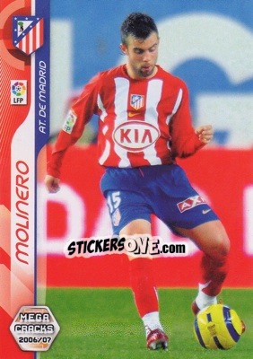 Figurina Molinero - Liga 2006-2007. Megacracks - Panini