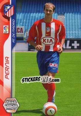 Cromo Pernia - Liga 2006-2007. Megacracks - Panini