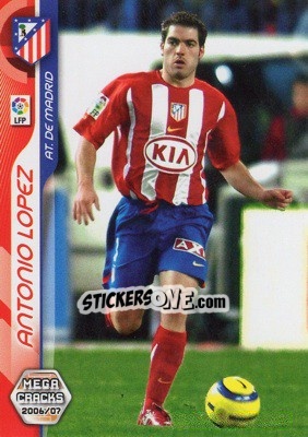 Sticker Antonio Lopez - Liga 2006-2007. Megacracks - Panini