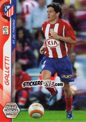 Sticker Galletti - Liga 2006-2007. Megacracks n. 34 - Panini