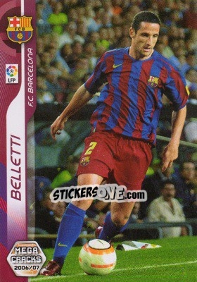 Sticker Belletti - Liga 2006-2007. Megacracks - Panini
