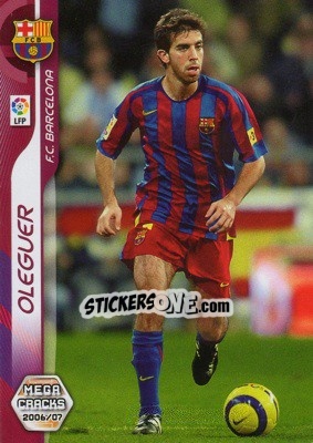 Sticker Oleguer - Liga 2006-2007. Megacracks - Panini