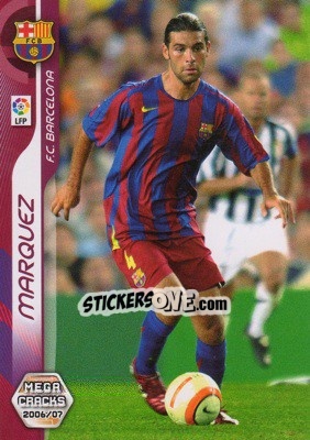 Sticker Rafael Marquez - Liga 2006-2007. Megacracks n. 42 - Panini