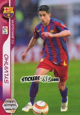 Figurina Sylvinho - Liga 2006-2007. Megacracks - Panini