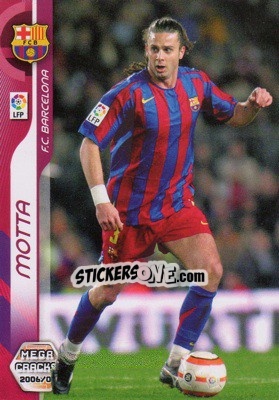 Sticker Thiago Motta - Liga 2006-2007. Megacracks - Panini