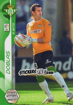 Sticker Doblas - Liga 2006-2007. Megacracks - Panini