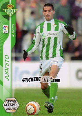 Sticker Juanito - Liga 2006-2007. Megacracks - Panini