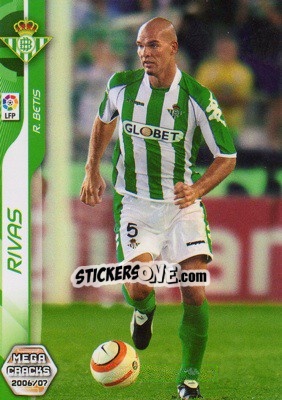 Figurina Rivas - Liga 2006-2007. Megacracks - Panini