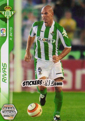 Sticker Rivas - Liga 2006-2007. Megacracks - Panini