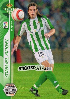 Sticker Miguel Angel - Liga 2006-2007. Megacracks - Panini
