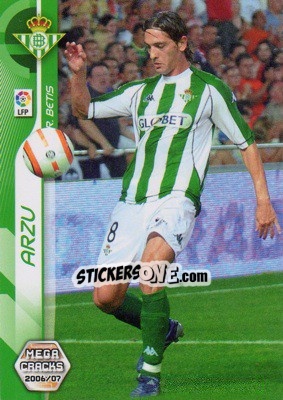 Cromo Arzu - Liga 2006-2007. Megacracks - Panini