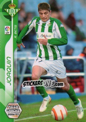 Sticker Joaquin - Liga 2006-2007. Megacracks - Panini