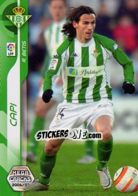 Sticker Capi - Liga 2006-2007. Megacracks - Panini