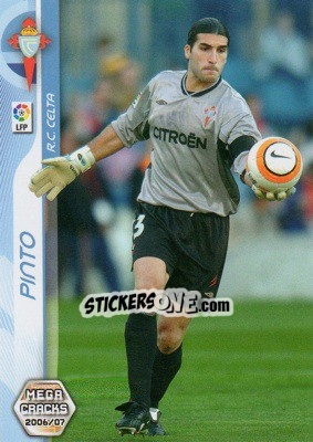 Sticker Pinto - Liga 2006-2007. Megacracks n. 74 - Panini