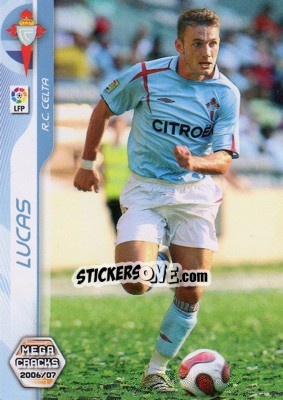 Figurina Lucas - Liga 2006-2007. Megacracks - Panini