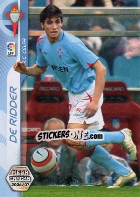 Sticker De Ridder - Liga 2006-2007. Megacracks - Panini