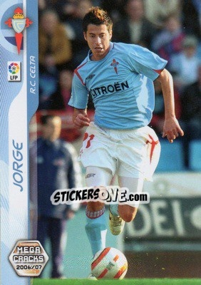 Sticker Jorge - Liga 2006-2007. Megacracks - Panini