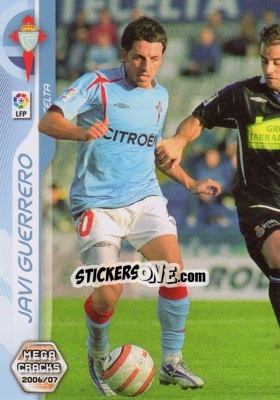 Sticker Javi Guerrero - Liga 2006-2007. Megacracks - Panini