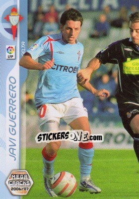 Sticker Javi Guerrero - Liga 2006-2007. Megacracks n. 88 - Panini