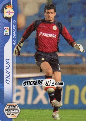 Sticker Munua - Liga 2006-2007. Megacracks - Panini